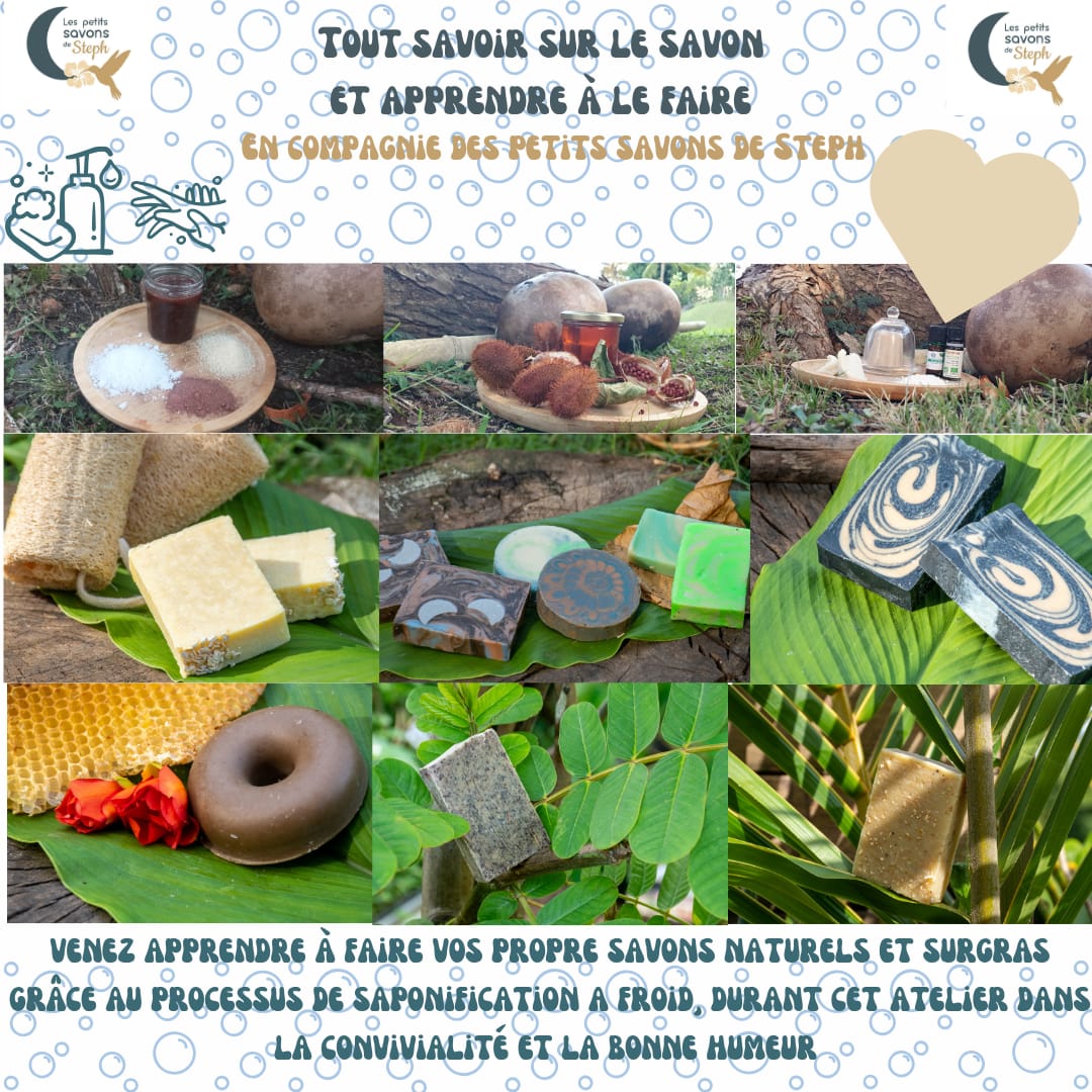 Atelier fabrique ton savon en Martinique