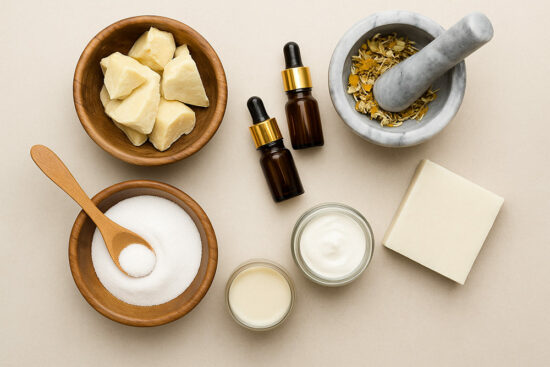 Ingrédients naturels pour fabriquer ses cosmétiques maison