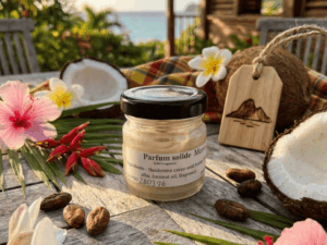 Parfum solide monoï